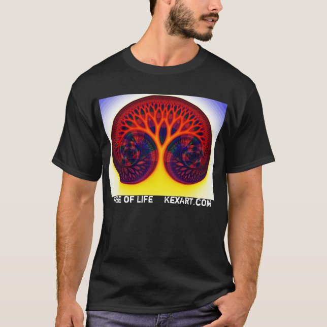 Tree of Life    KexArt.com T-Shirt (Front)