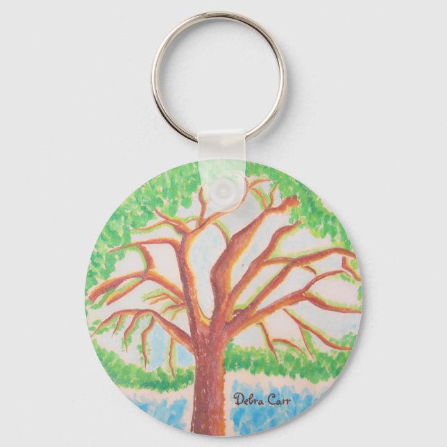 Tree of Life-keychain Key Ring (Front)