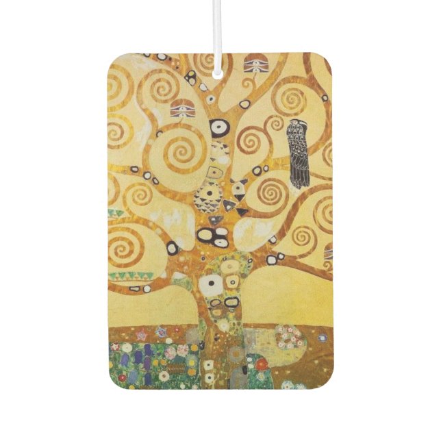 Tree of Life, Klimt Car Air Freshener (Front)