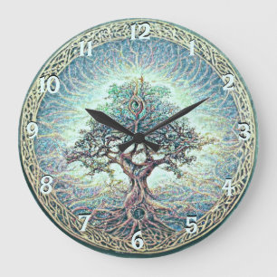Tree of Life Large Clock