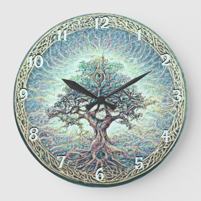 Tree of Life Large Clock (Front)