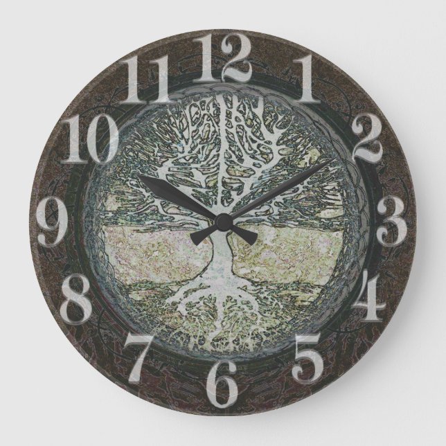 Tree of Life Large Clock (Front)