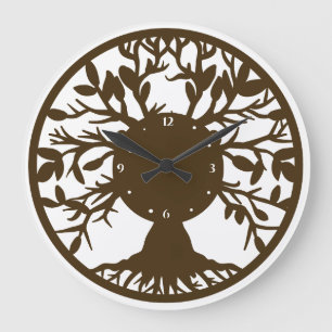Tree Of Life Large Clock