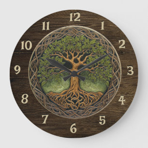 Tree of Life Large Clock