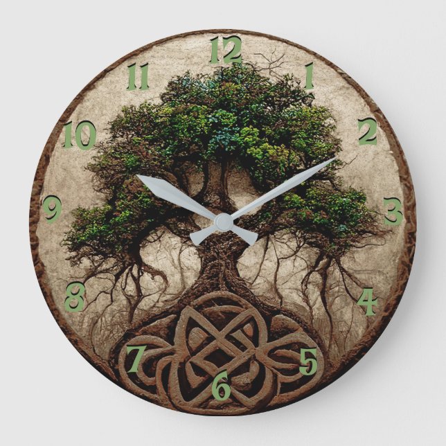 Tree of Life Large Clock (Front)