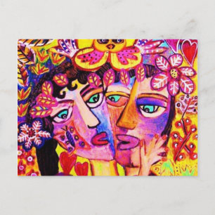 Tree Of Life Lovers Postcard