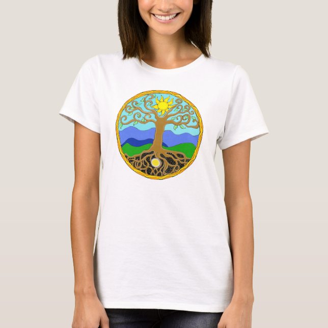 Tree of Life Mandala T-Shirt (Front)