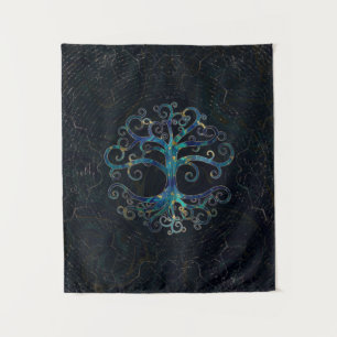 Tree of life Marble and Gold Tapestry