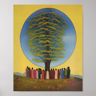 Tree of Life Meaning of Origin Explained Poster