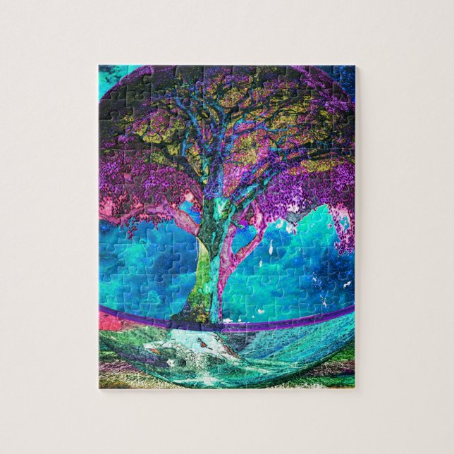 Tree of Life Meditation Jigsaw Puzzle (Vertical)