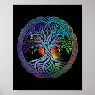 Tree Of Life Meditation Yoga Zen Mindfulness Poster