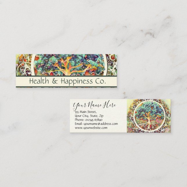 Tree of Life Mini Business Card (Front/Back)