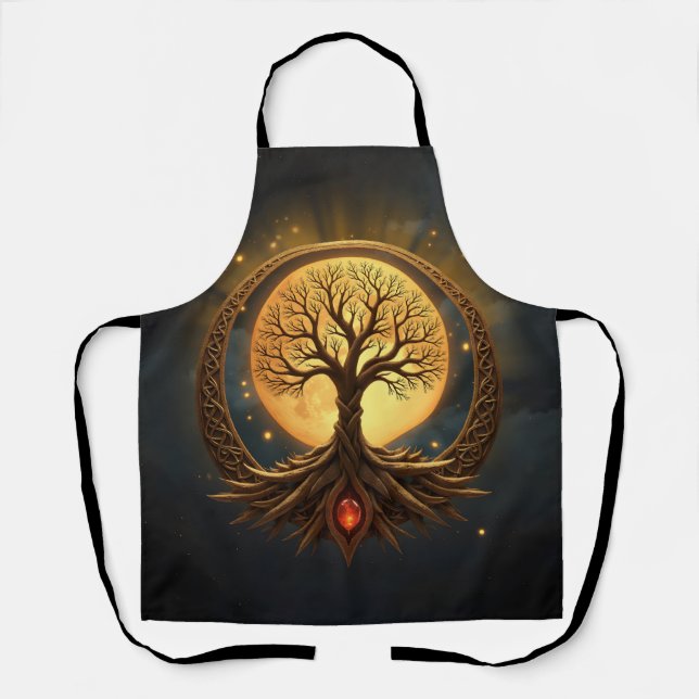 Tree of Life – Moonlit Enlightenment Apron (Front)