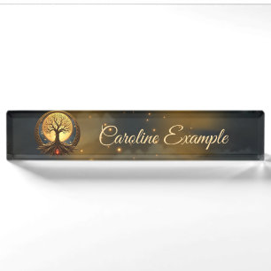 Tree of Life – Moonlit Enlightenment Nameplate