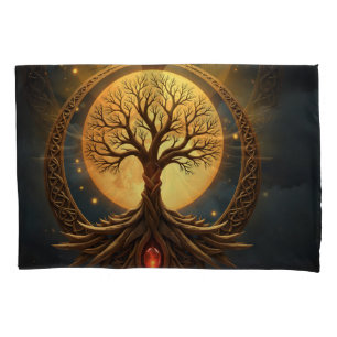 Tree of Life – Moonlit Enlightenment Pillowcase