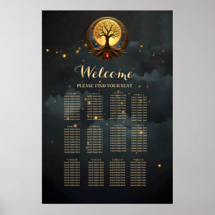 Tree of Life – Moonlit Enlightenment Poster