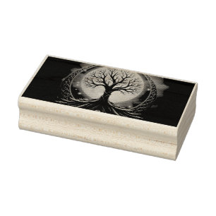 Tree of Life – Moonlit Enlightenment Rubber Stamp