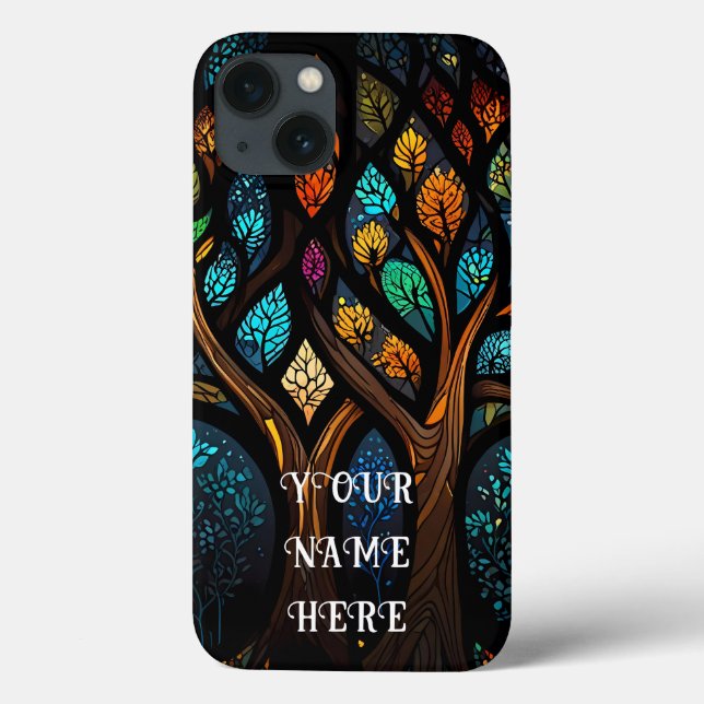 Tree of Life Mosaic Glass Case-Mate iPhone Case (Back)
