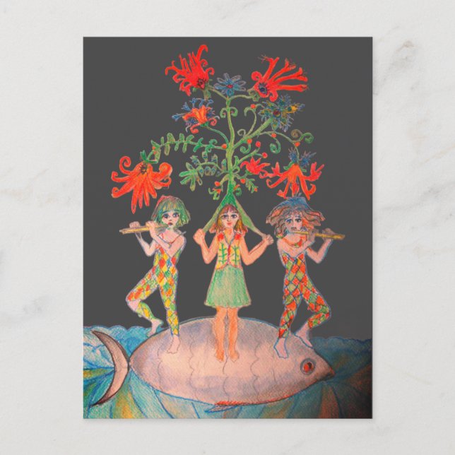 Tree of Life Motif Postcard (Front)