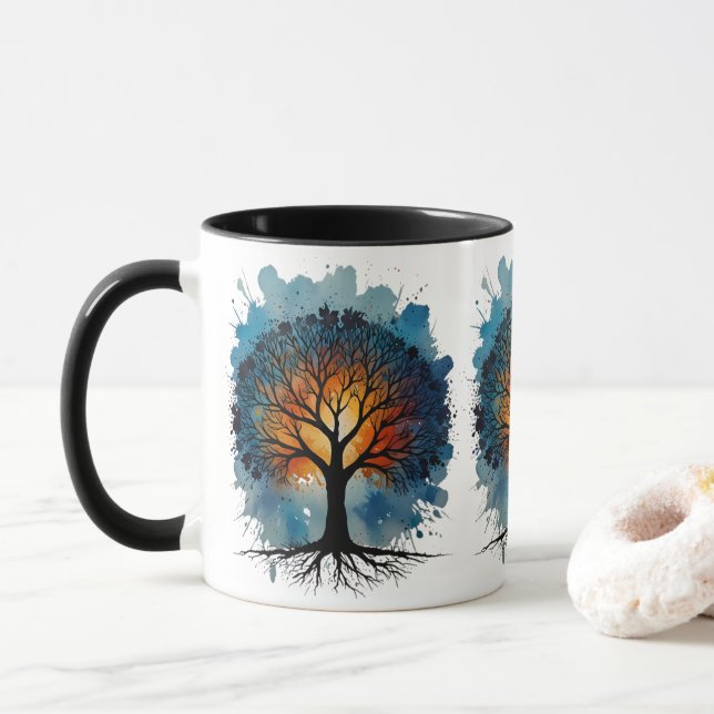 Tree of Life  Mug (With Donut)