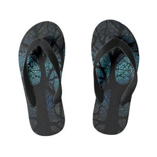 Tree of Life - Mystic Forest Mosaic Kid's Thongs