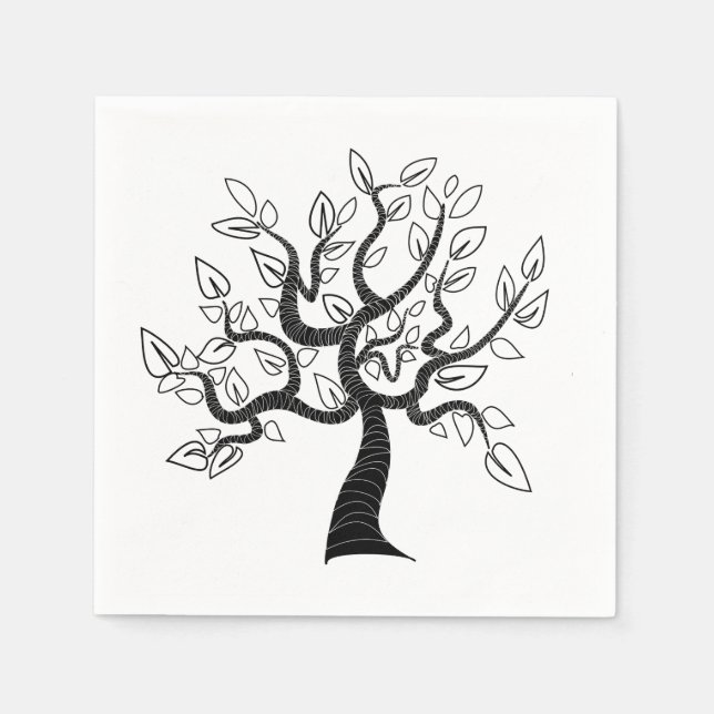 Tree of Life Napkins - Customisable (Front)