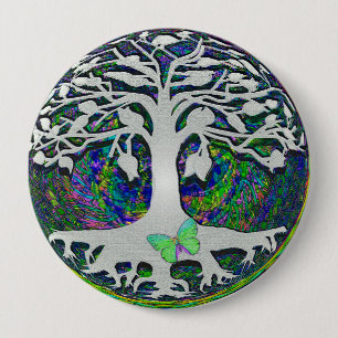 Tree of Life New Beginnings by Amelia Carrie 10 Cm Round Badge