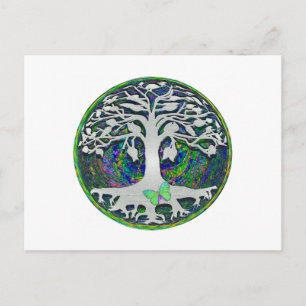 Tree of Life New Beginnings by Amelia Carrie Postcard