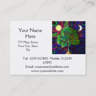 Tree of Life Night and Day Business Card