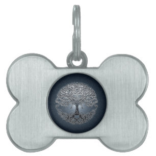 Tree of Life Nova Blue Pet Tag