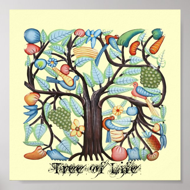 Tree of Life on Canvas Poster (Front)