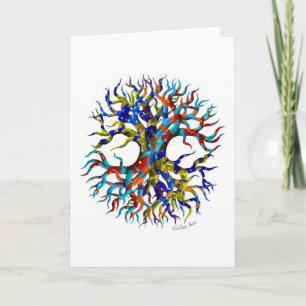 Tree of Life on White Card