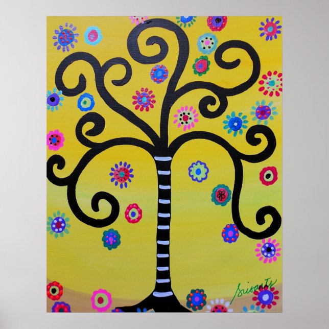 TREE OF LIFE PAINTING POSTER (Front)