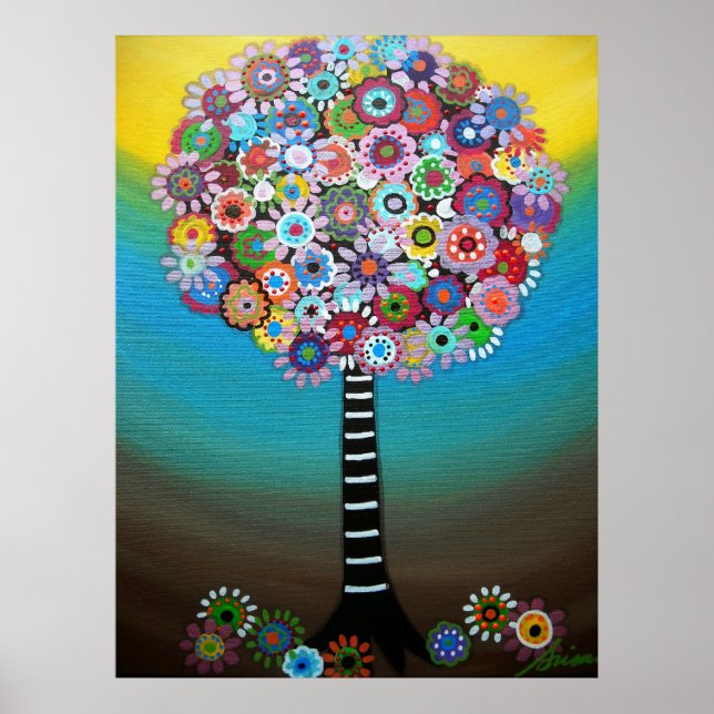 TREE OF LIFE PAINTING POSTER (Front)