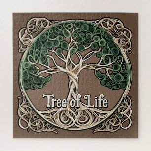 Tree of Life Paper Quilling Jigsaw Puzzle