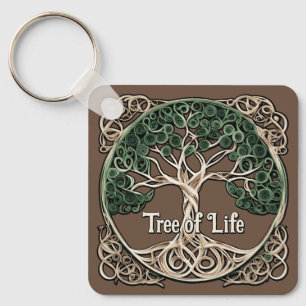 Tree of Life Paper Quilling Key Ring