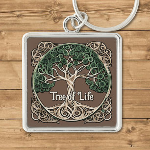 Tree of Life Paper Quilling Key Ring