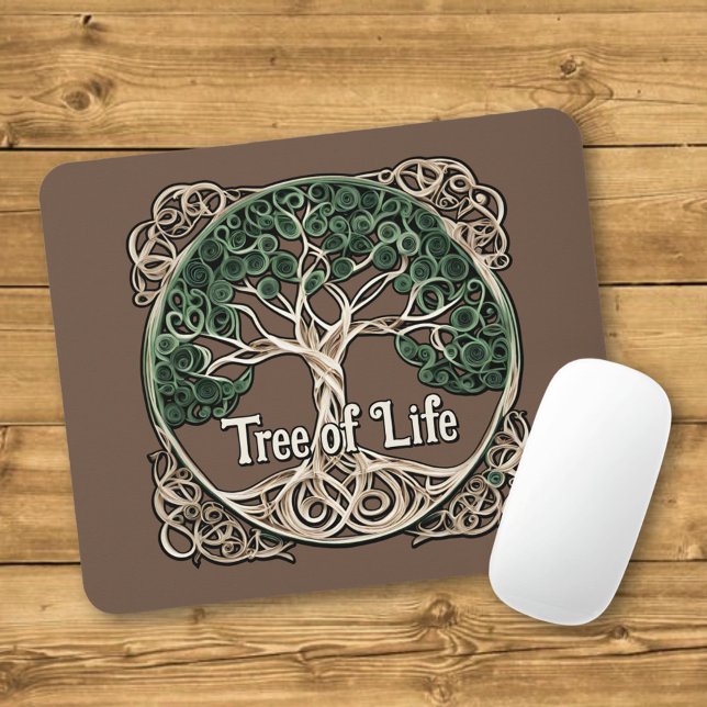 Tree of Life Paper Quilling Mouse Pad (Creator Uploaded)