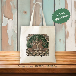 Tree of Life Paper Quilling Tote Bag