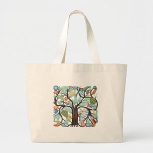 TREE of LIFE pastel Large Tote Bag