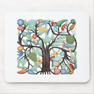 Tree of Life - pastel Mouse Pad