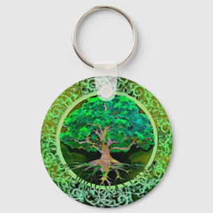 Tree of Life Patience Key Ring