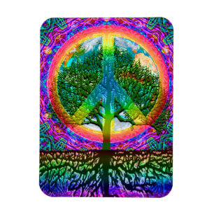 Tree of Life Peace Magnet