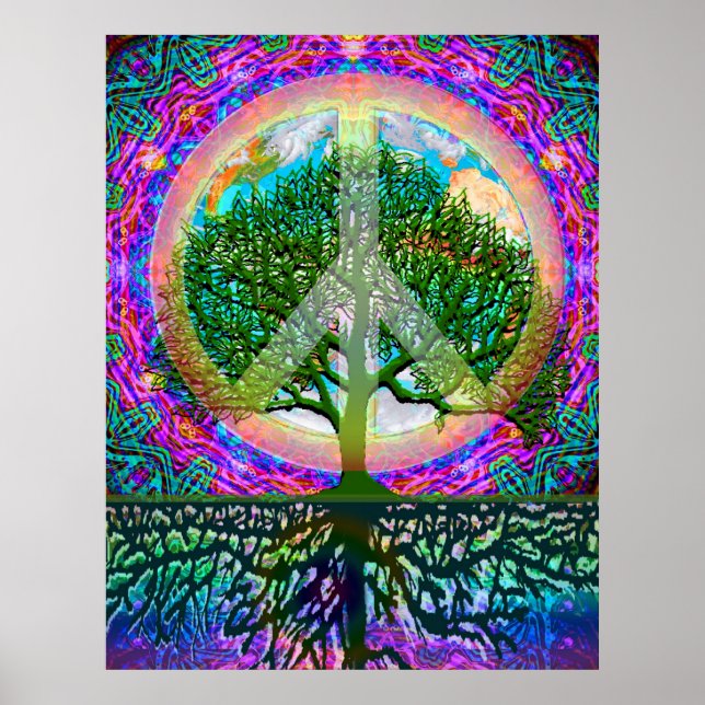 Tree of Life Peace Poster (Front)