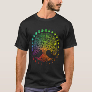 Tree Of Life Phases Of The Moon Gift T-Shirt