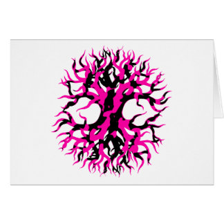 Tree of Life Pink and Black
