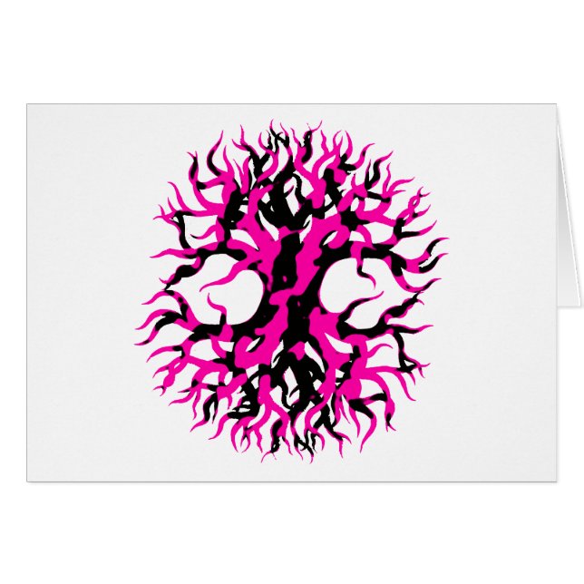 Tree of Life Pink and Black (Front Horizontal)