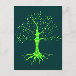 tree of life postcard