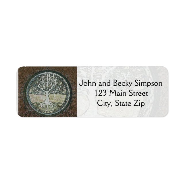 Tree of Life Return Address Label (Front)