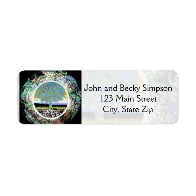 Tree of Life Return Address Label (Front)